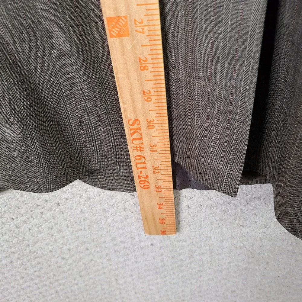 Ideal Jacket Mens‎ 44L Brown Striped Blazer Two Button Super 140s Wool Suit Coat